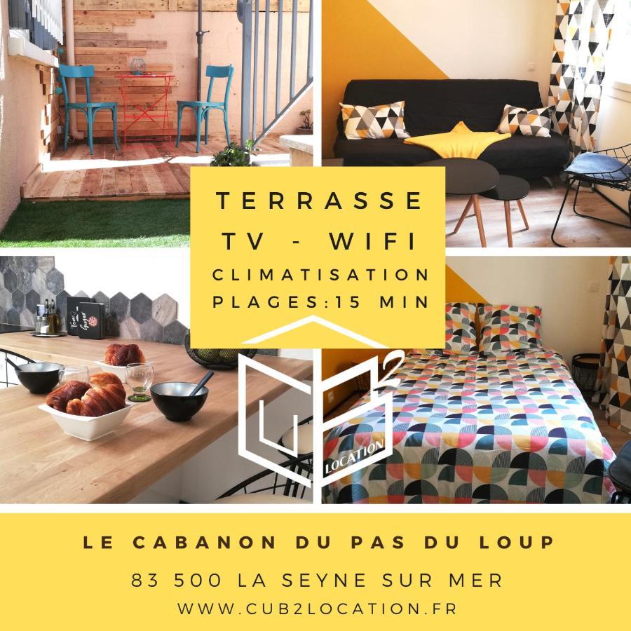Le Cabanon Du Pas Du Loup - Studio Climatise Rdc - Proche Mer La Seyne-sur-Mer Eksteriør billede